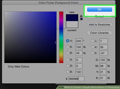 How To Create A Simple Glass Button In Photoshop With Pictures