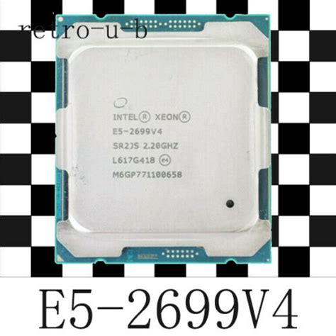 Intel Xeon E5-2699 V4 SR2JS 2.20GHz 22-Core LGA2011-3 CPU Processor ...