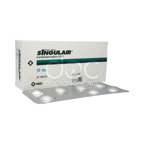 Buy Singulair 10mg Tablet View Uses Side Effects Price Doctoroncall