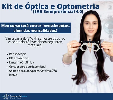 Óptica e Optometria EAD Semipresencial 4 0 Cruzeiro do Sul Virtual