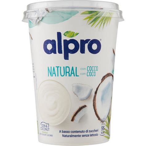 Yogurt Di Soia Di Soia Con Cocco Alpro G Coop Shop