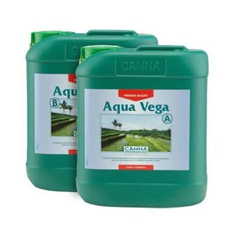 Canna Aqua Vega Aandb 2x5l Hydroponic Grow Growing Nutrients