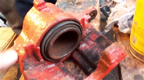 Refurbishing The Front Brake Calipers With A Seal Piston Kit For A