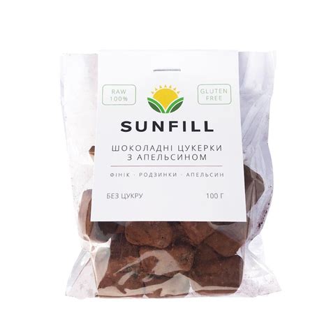Шоколадно-апельсиновые конфеты Sunfill купить | Fruit Boutique