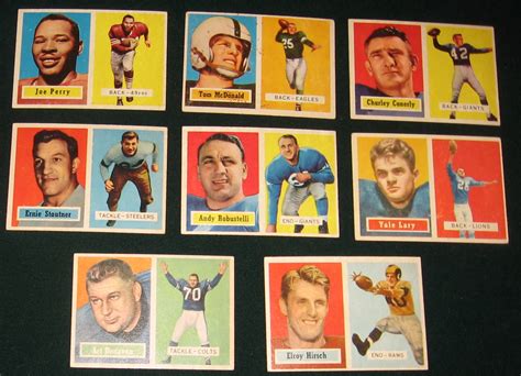 Lot Detail Topps Football Partial Set Of W Lane Rookie