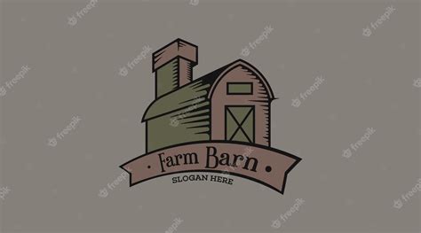 Premium Vector | Barn logo design concept vector barn logo template vector