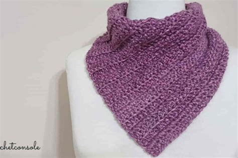 Cuello F Cil A Crochet Tejido Con Un Rect Ngulo Crochet Con Sole