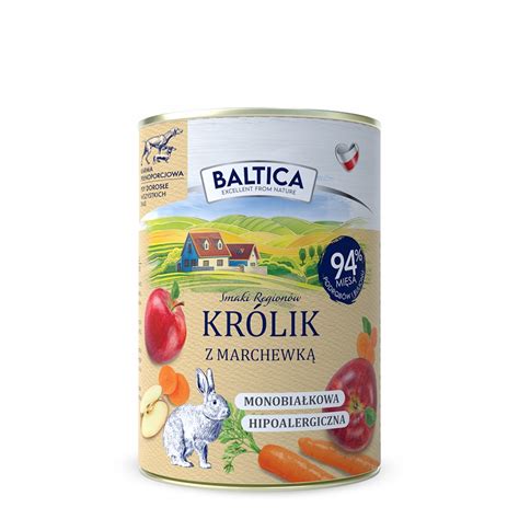 Baltica Karma Mokra Kr Lik Z Marchewk G Allegro Pl