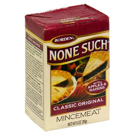 Borden None Such Condensed Mincemeat Apples And Raisins 9 Ounce Box