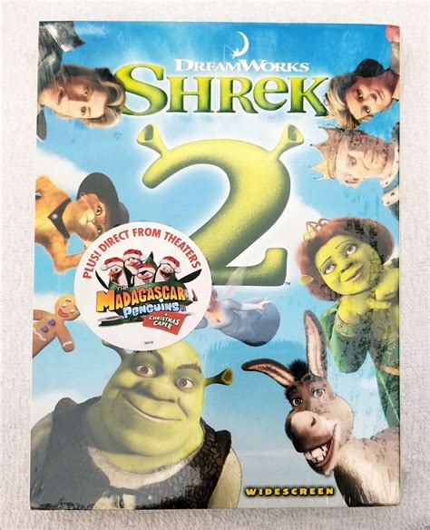 Mavin Shrek 2 DVD With Bonus DVD The Madagascar Penguins In A