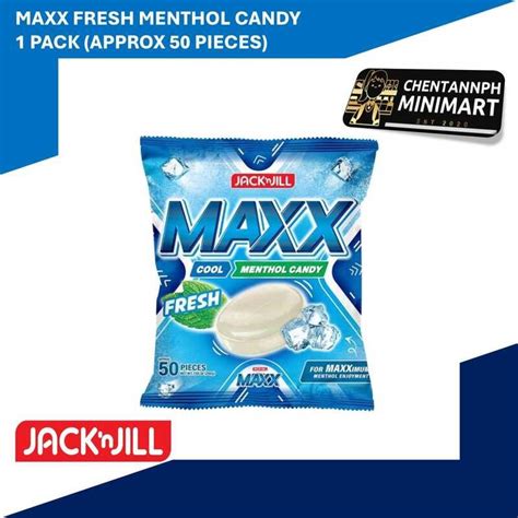 maxx fresh menthol candy approx  pieces  pack shopee philippines