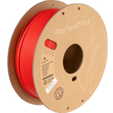 PolyTerra PLA Lava Red 1000g 1 75mm 3dconsommables