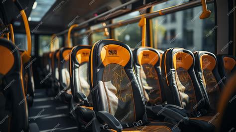 Premium Photo | Interior of modern bus