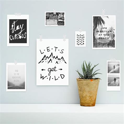 Hanging Posters without Frames – GAEKKO Picture Hanger | Stick, screw or nail pictures on the wall