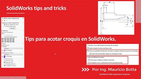 SolidWorks Consejos Y Trucos Para Acotar Un Croquis En SolidWorks