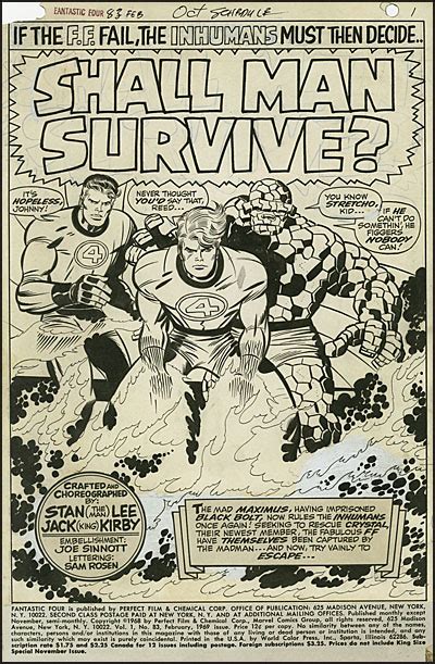 JACK KIRBY FANTASTIC FOUR Artisan Edition – Buds Art Books