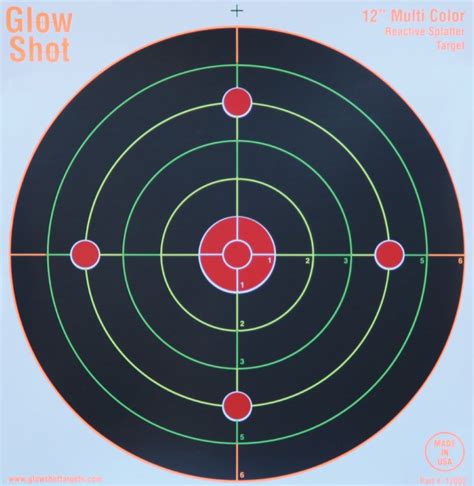 Long Range Pack 75 Large Paper Targets For Long Range Shooting Glowshot Targets