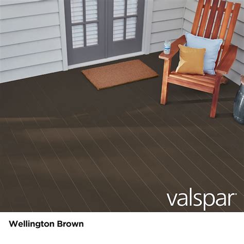 Valspar Wellington Brown Solid Exterior Wood Stain and Sealer (Half ...