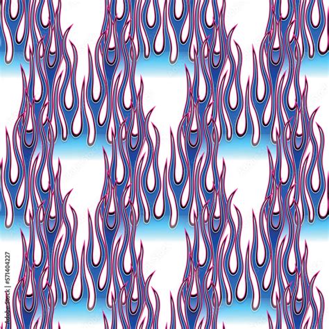 Flames wallpaper design vector image. Repeating fire flame background ...