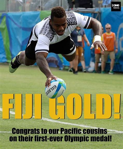 Congratulations Fiji Olympic Gold Medallists In The Rugby 7s