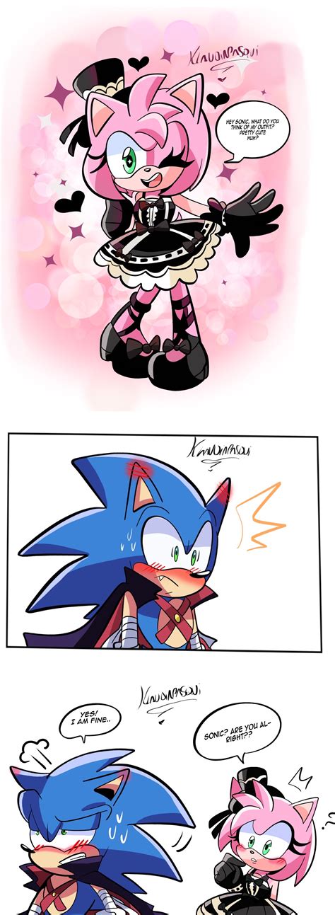 Sonamy Halloween Comic Commission By Klaudiapasqui On Deviantart