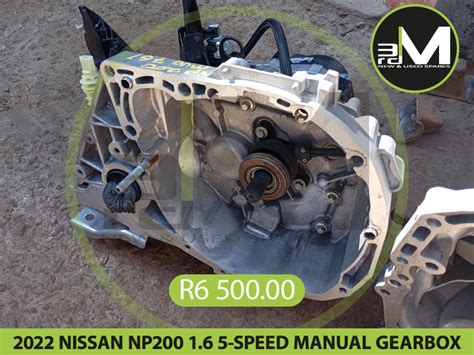 2022 Nissan Np200 1 6 5 Speed Manual Gearbox Mv0761 Junk Mail