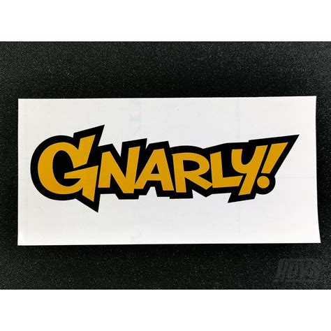 Gnarly Text Sticker Layer Decal Lazada Ph