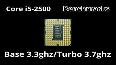 Core i5 2500 benchmark - cupalernas