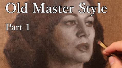 1st Glaze Portrait Painting Tutorial Grisaille Technique How To