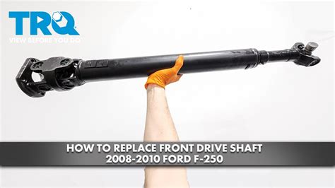 How To Replace Front Drive Shaft 2008 2010 Ford F 250 YouTube