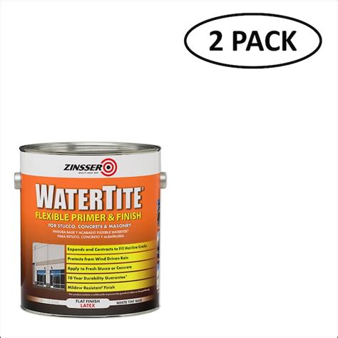 Zinsser Watertite Flexible Primer and Finish Clear Matte Water-based Interior/Exterior Acrylic ...