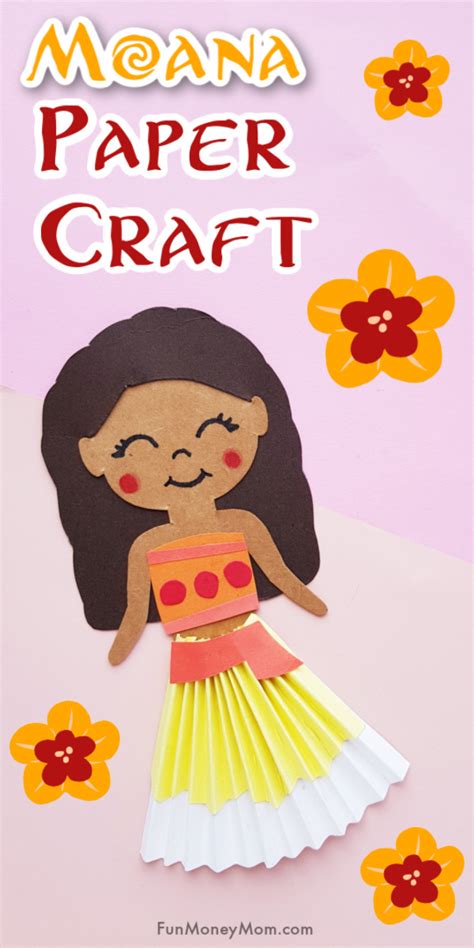 Moana Paper Doll Craft - Fun Money Mom