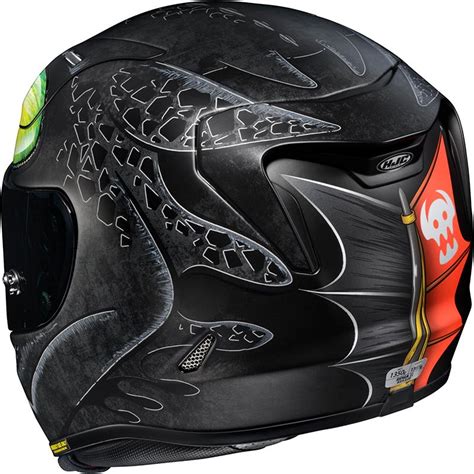 Casque Rpha Toothless Universal Krokmou Dragons Hjc Rpha Noir