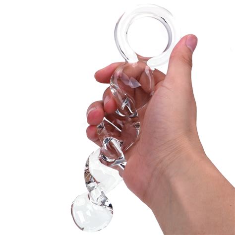 Spiral Glass Dildo G Spot Anal Butt Plug Massager Wand Masturbator Women Sex Toy EBay UK