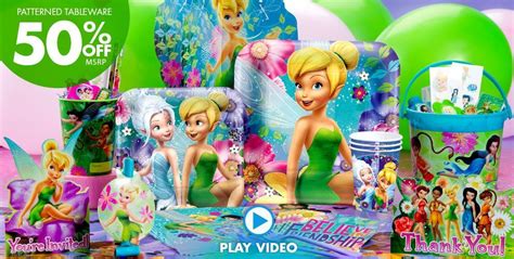 Tinkerbell Party Supplies Tinkerbell Birthday Ideas Party City