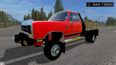 DODGE RAM D250 FLATBED For FS 17 Farming Simulator 2025 Mod LS 2025