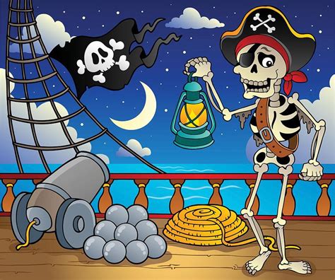 Pirate Ship Deck Theme 6 Wall Mural Wallpaper Canvas Art Rocks