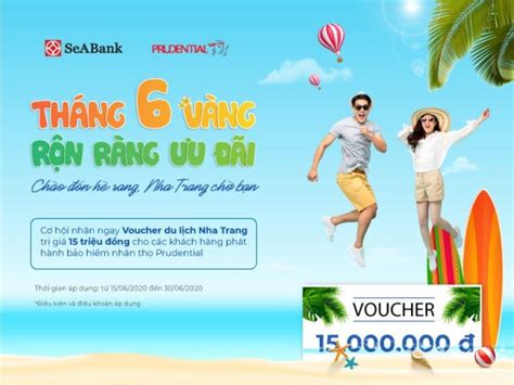 Seabank Tặng Vocher Du Lịch Trị Giá 15 Triệu đồng Cho Khách Hàng Mua