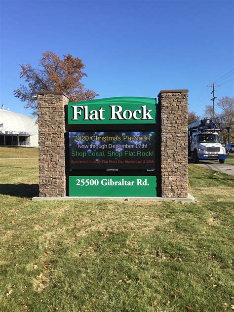 City Of Flat Rock Flat Rock MI Johnson Sign Company