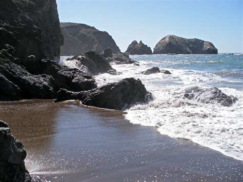 South end of Rodeo Beach: Golden Gate National Recreation Area, California