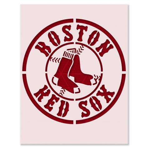 Boston Red Sox Stencil