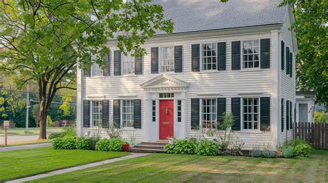 How to Choose Colonial House Colors For A Timeless Curb Appeal