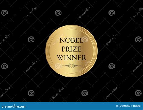 Nobel Prize Symbols Winners 2021 With National Flags Vector