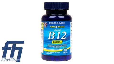 Holland Barrett Timed Release Vitamin B12 1000 Mcg 100 Tab Sport