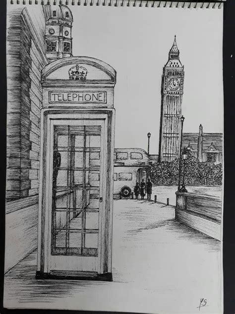 25k Sample Sketch London Draw With Creative Ideas Sketch Art And