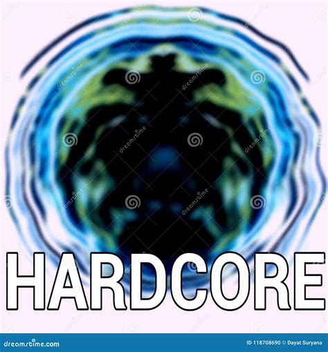 Hardcore stock de ilustración Ilustración de musical