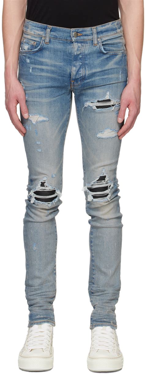 Amiri Indigo Mx1 Jeans Ssense Uk