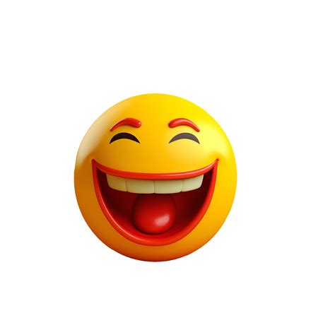 Smile Face Emoji In Yellow Color Generative With Ai 28571501 Png