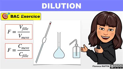 Dilution Exercice BAC Terminale Chimie YouTube