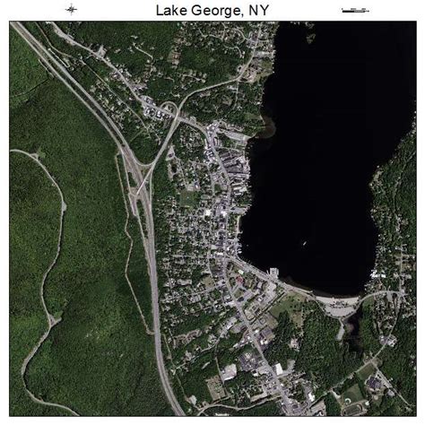 Aerial Photography Map Of Lake George Ny New York